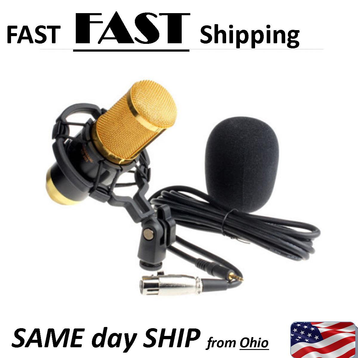 Studio Mic & Shock Mount with cord — SUPER FAST shipping from OHIO