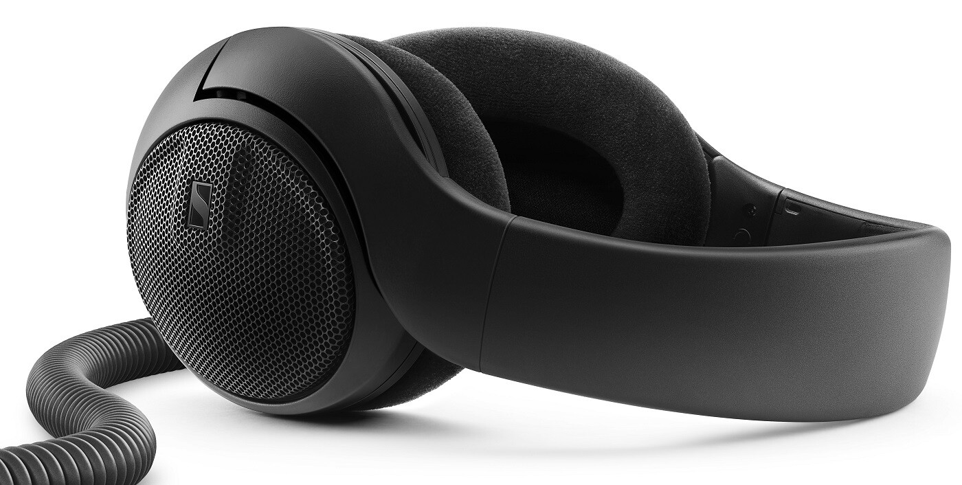 Sennheiser HD 400 PRO Lightweight Dynamic Studio Headphones Angled Transducers