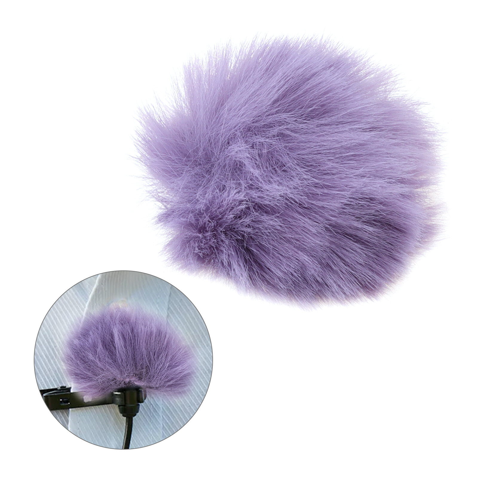 Wind Muff Outdoor Furry Windscreen for Lavalier Lapel Microphone/Mini Microphone