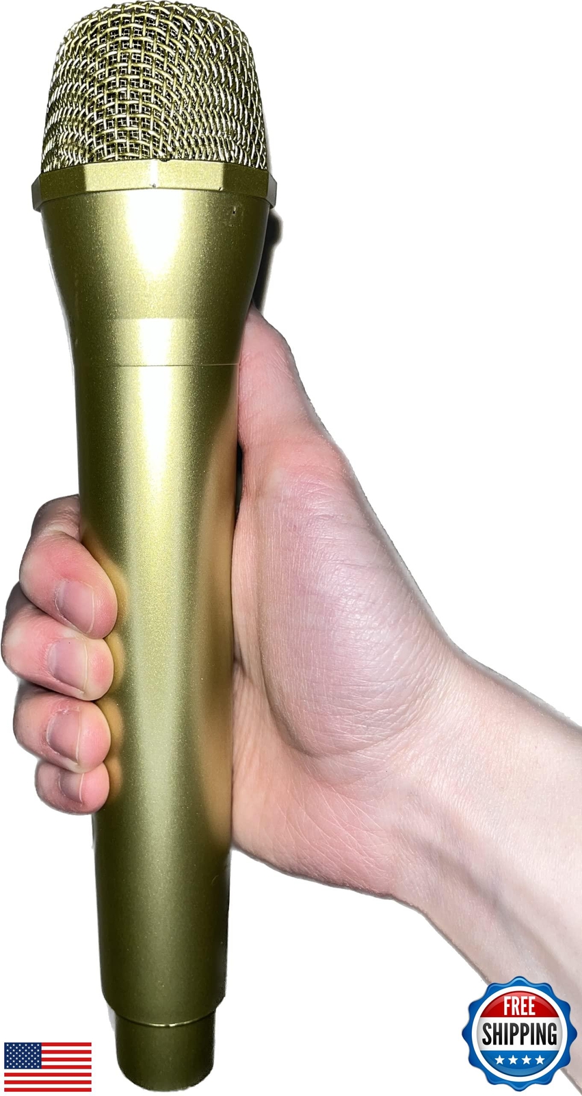 Fake Microphone Prop Toy for Lipsyncing, Costumes, Photos, Concerts, Festival