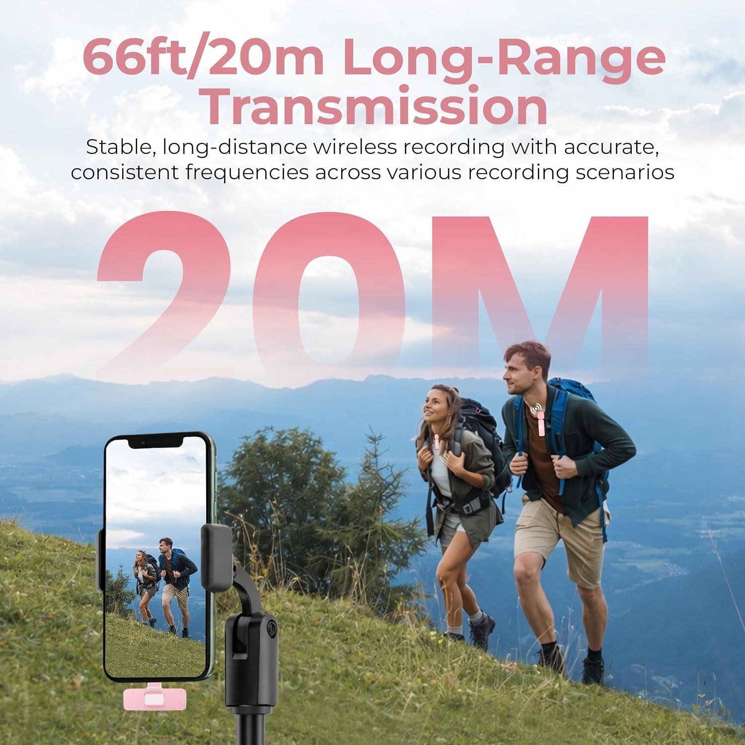 Compact Wireless Lavalier Microphone Kit – Perfect for Interviews & Podcasts