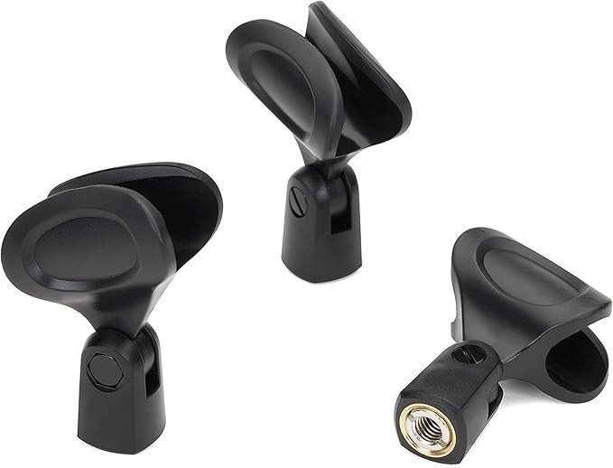 Samson 3-Pack Microphone Mic Clips Pack – MC1 Heavy Duty