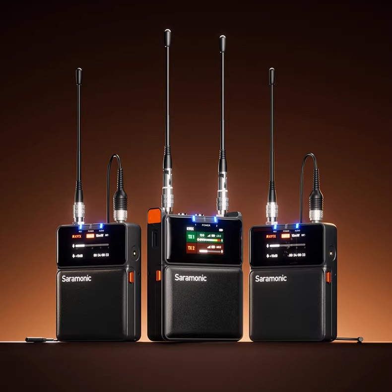 Saramonic K9 Dual Channel Digital UHF Wireless Lavalier Microphone System USB-C