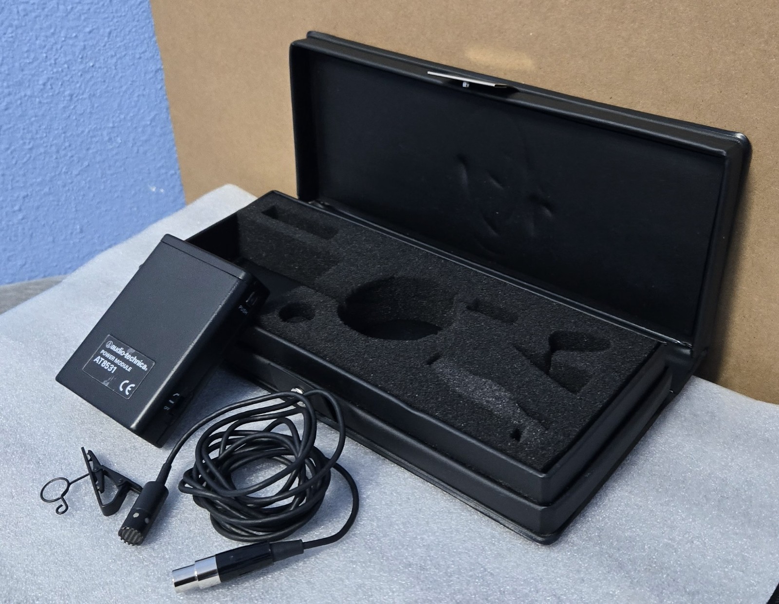 AUDIO-TECHNICA POWER MODULE AT8531 W/ CONDENSER MICROPHONE AT831 ( BINY001B )
