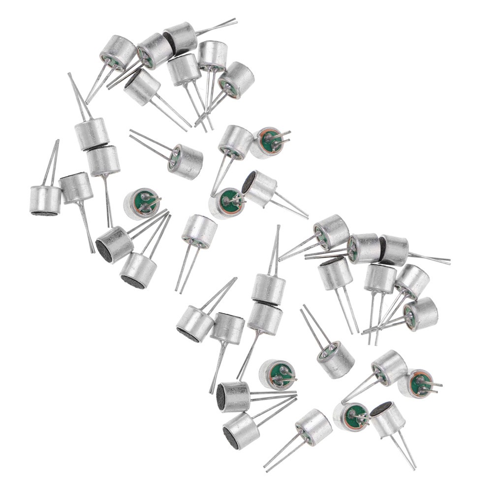 100 Pcs Omnidirectional Microphone Mini Electret Condenser Pickup Sound
