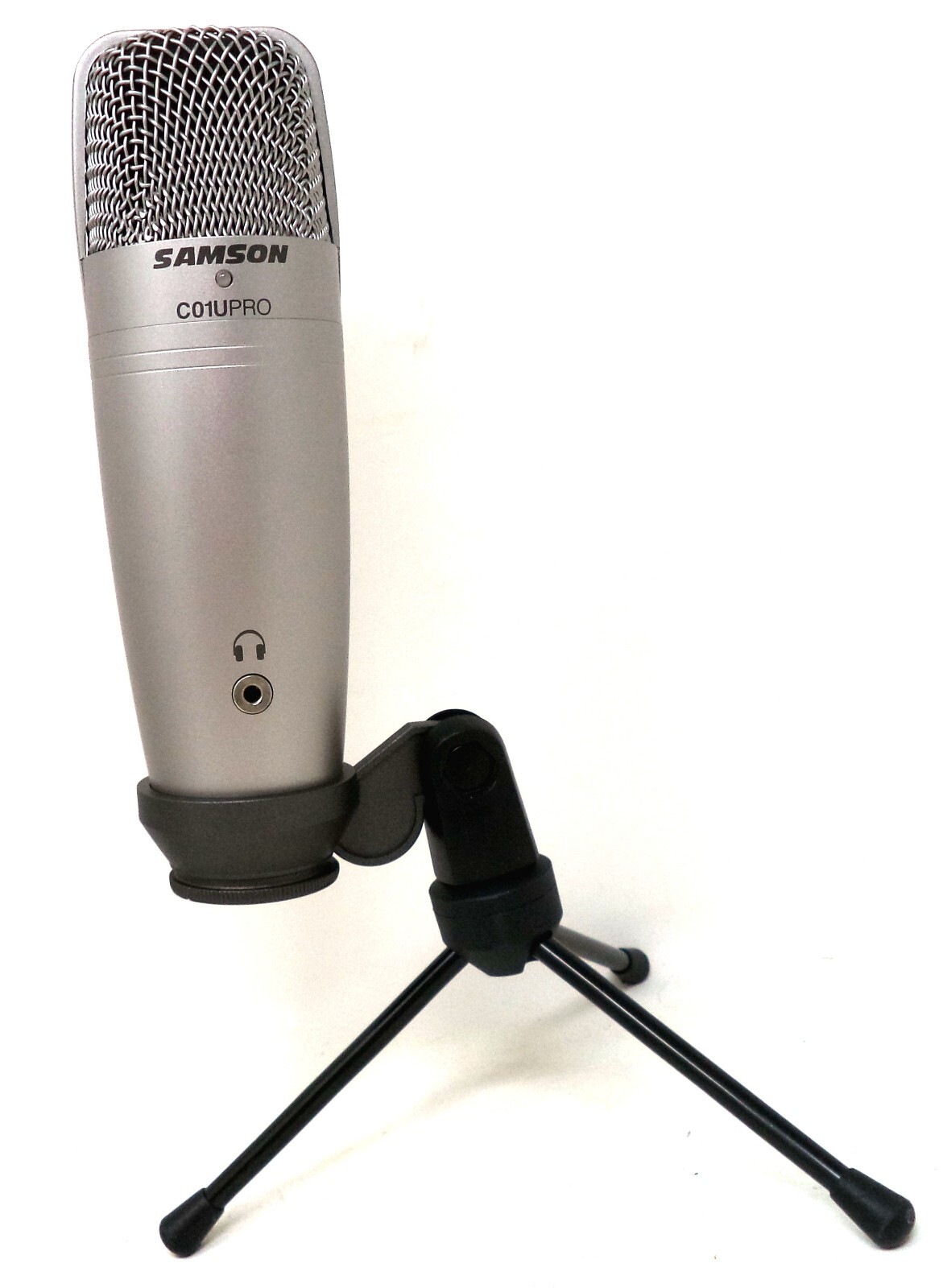 SAMSON Silver C01UPRO USB Studio Condenser Microphone + Manual + Cable