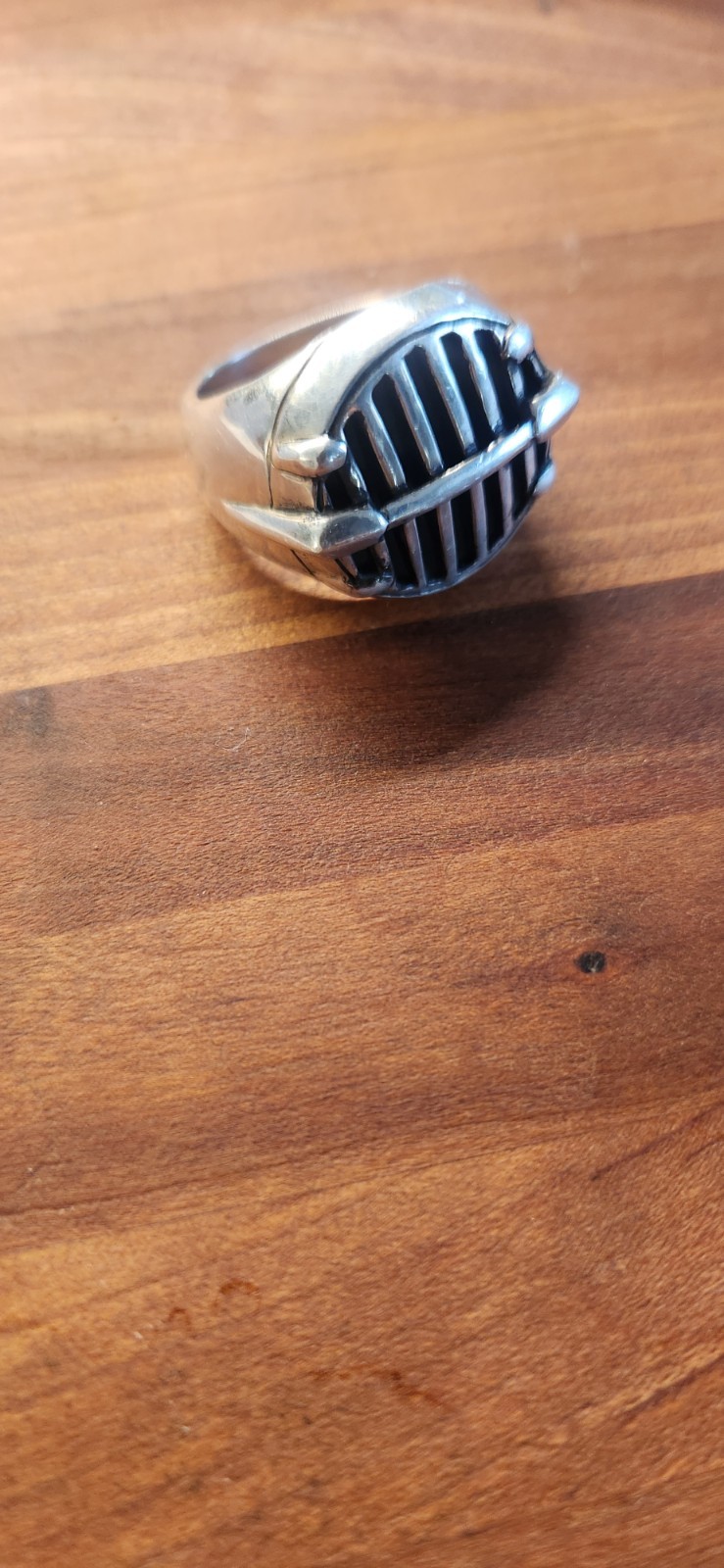 Custom Work by Darren Simonian. Sterling Silver Copy – Astatic Jt-30 Mic Size 11