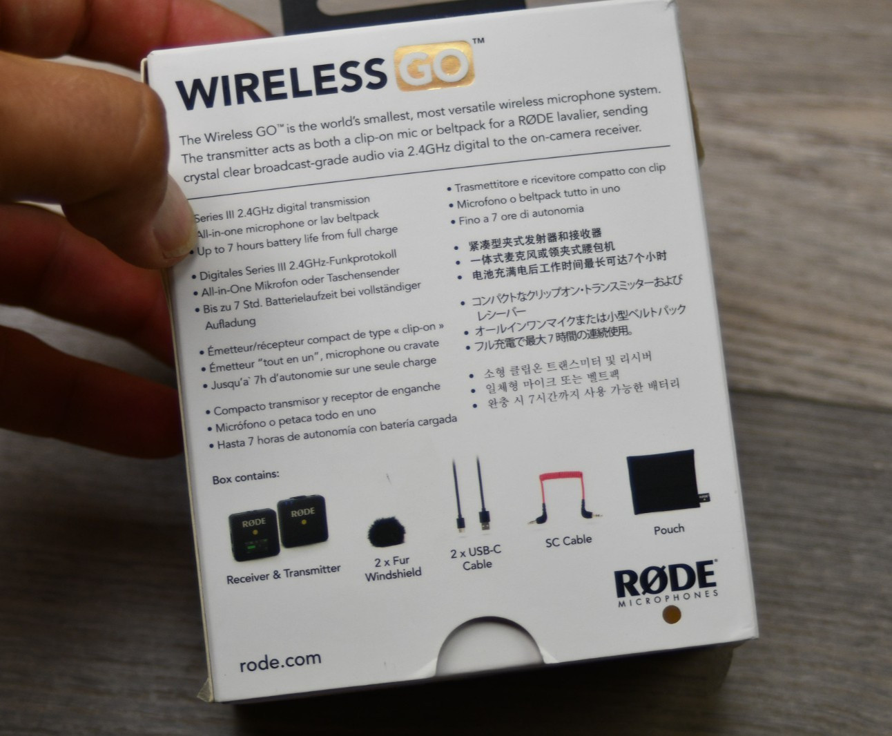 Rode Microphones Wireless GO Compact Microphone System