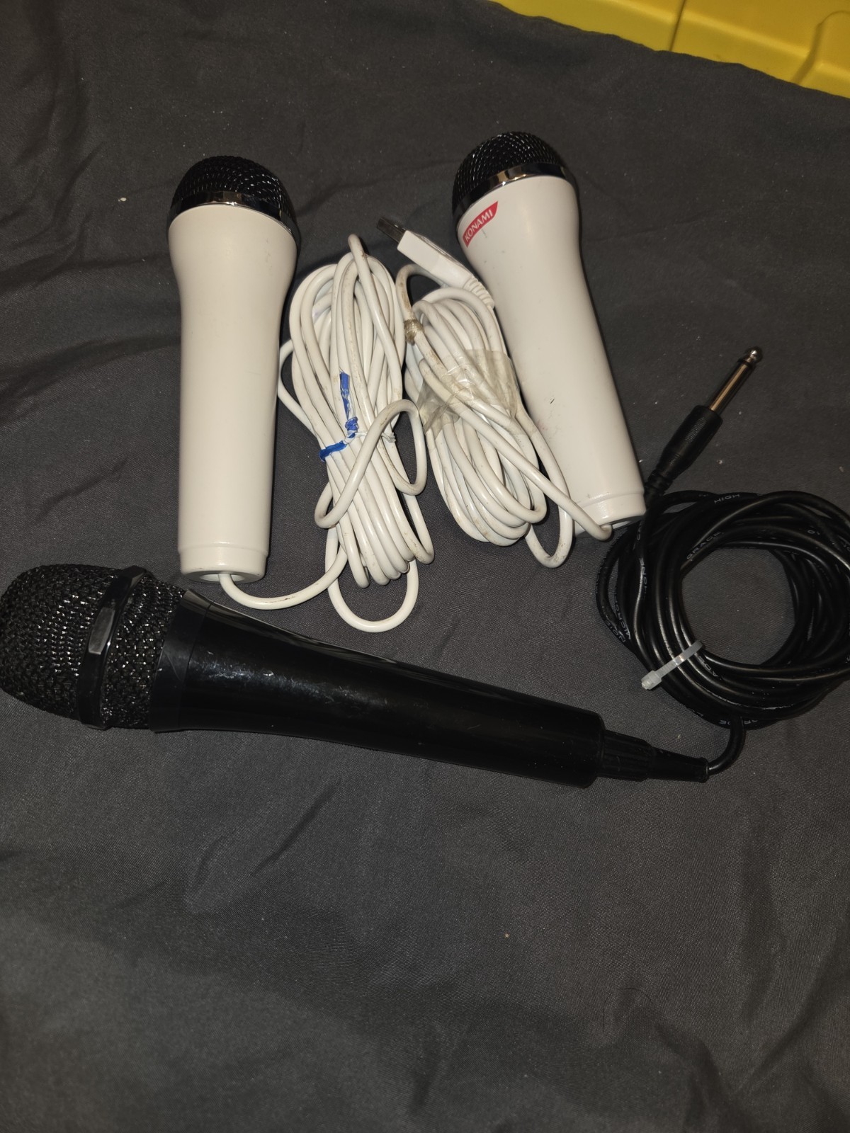 (2)Logitech Microphone USB Wired E-UR20 / 1 (B33) Handheld Microphone Wired Lot