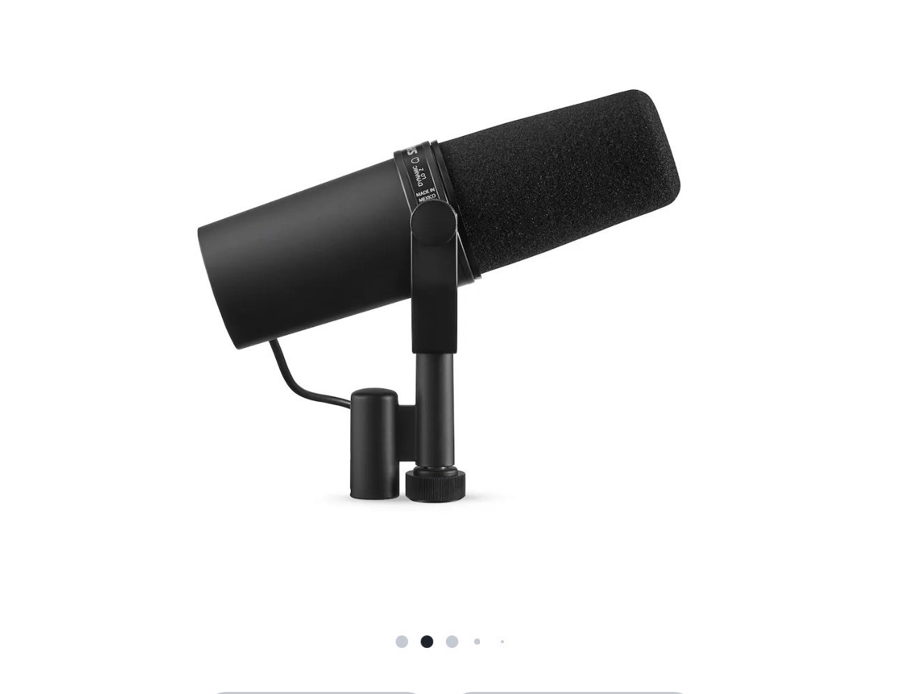 Shure SM7B Cardioid Dynamic Vocal Microphone