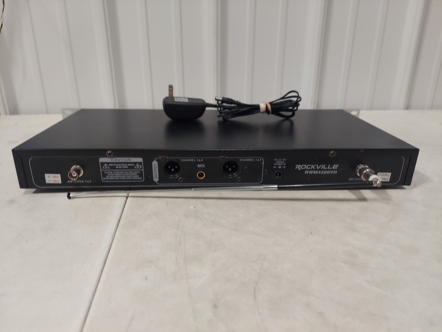 Rockville RWM4200VH VHF Wireless Quad HandHeld Microphone System (RECEIVER ONLY)