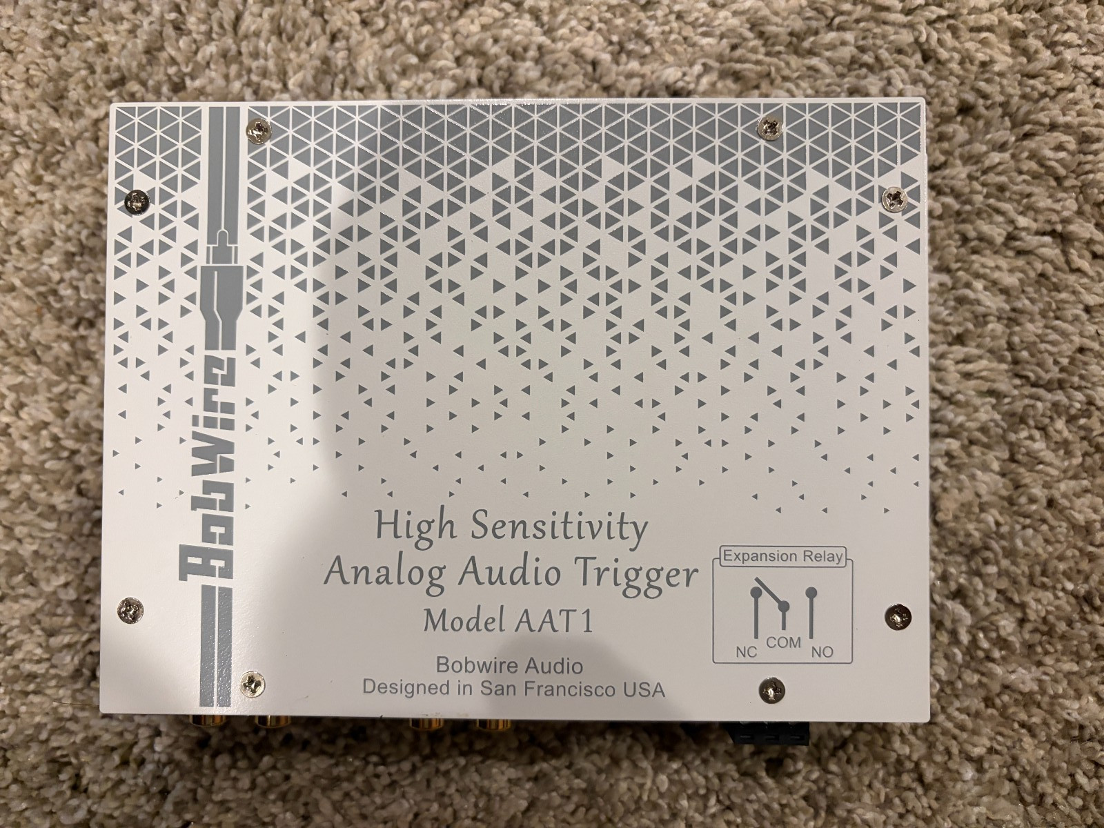 BobWire AAT1 Audio Detection Device w/ 12V Trigger Outputs & Expansion Relay