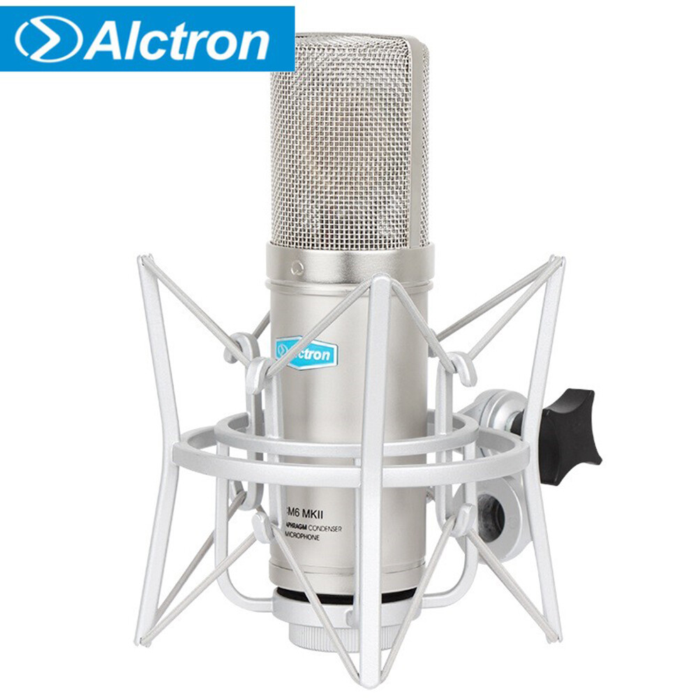 Alctron CM6 MKII Condenser Large Diaphragm Recording Microphone w/ Shock Mount