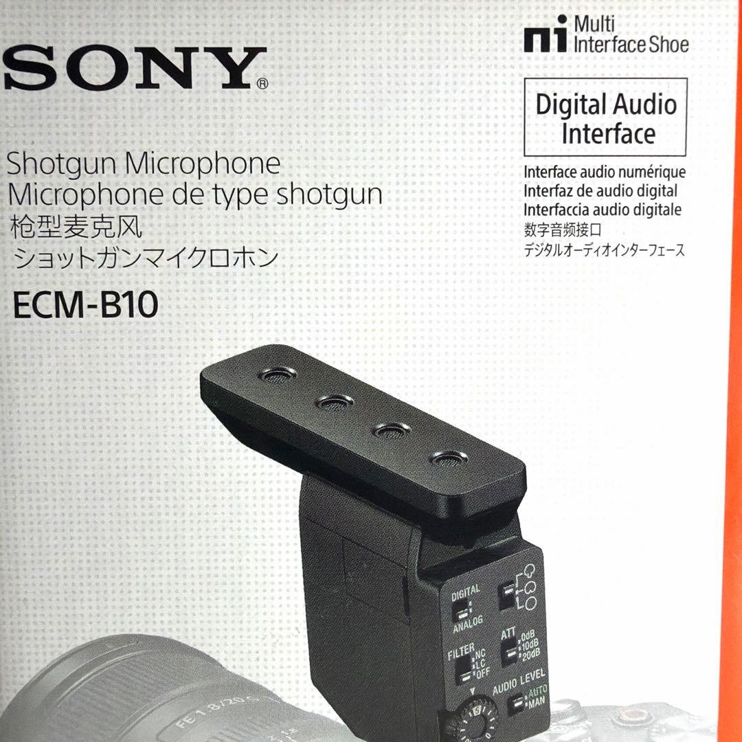 Sony ECM-B10 Multi Interface Shoe Mount Mini Shotgun Microphone #0003