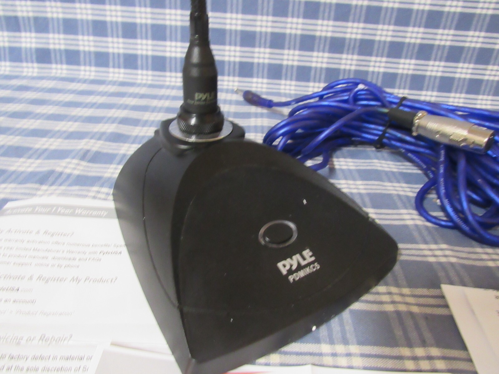 Pyle Gooseneck Desktop Condenser Microphone (New Old Stock) FAST FREE SHIPPING