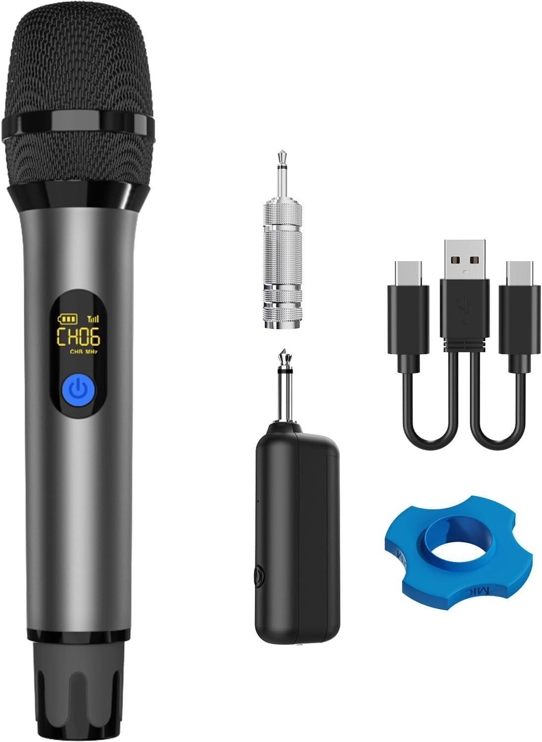 VOVIGGOL All Metal Shell UHF Wireless Microphone Professional, Handheld Cordless