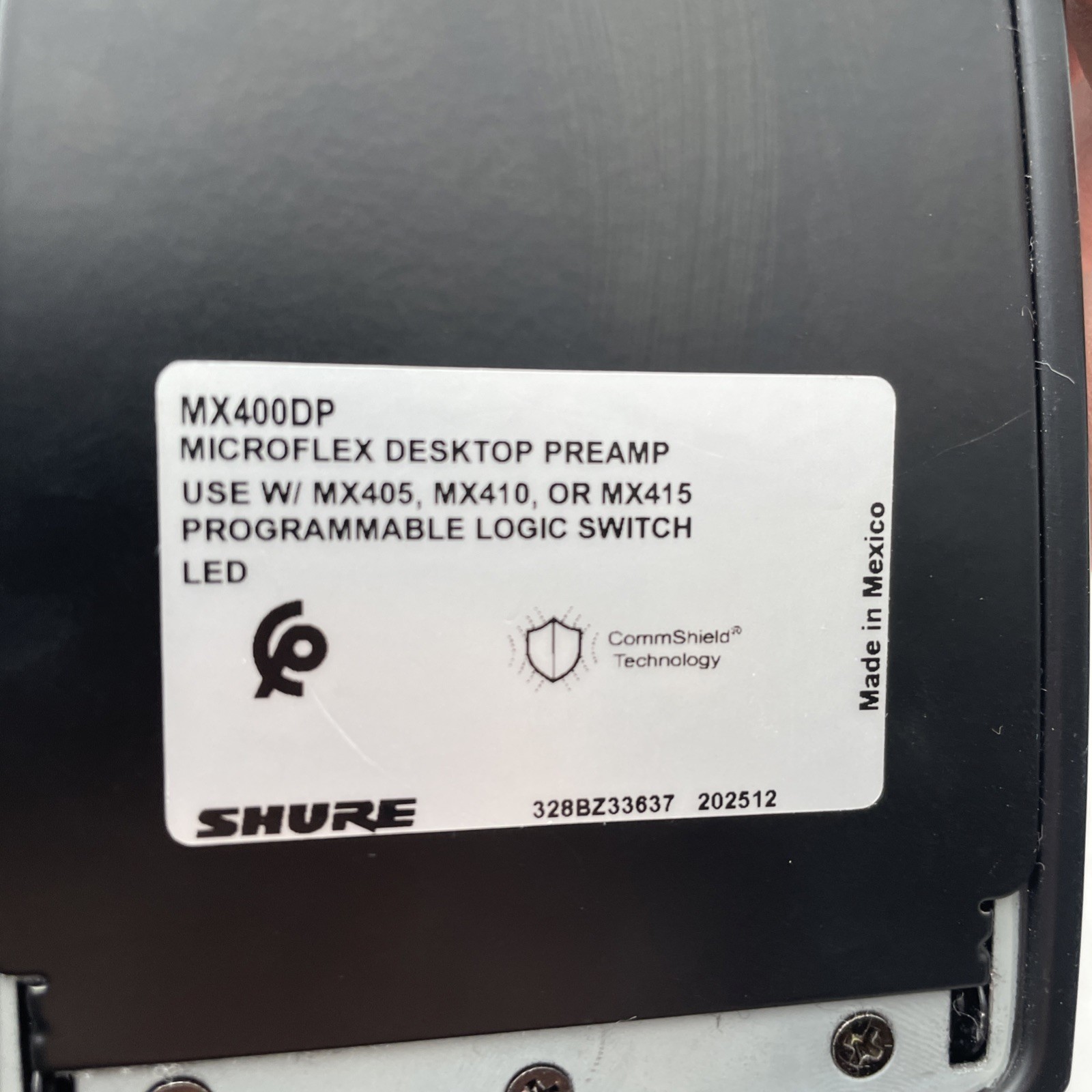 Shure MX400DP Microflex Desktop Microphone
