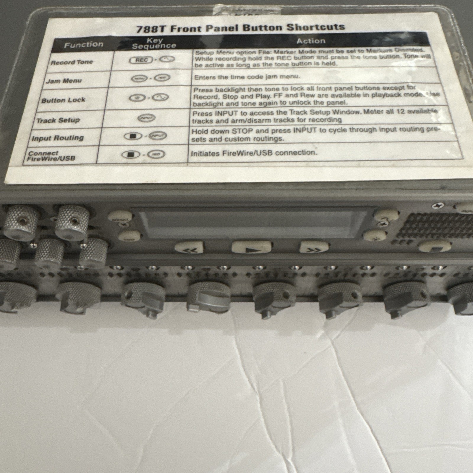Sound Devices 788T SSD Field Mixer Recorder w CL8 Controller Tested And Working