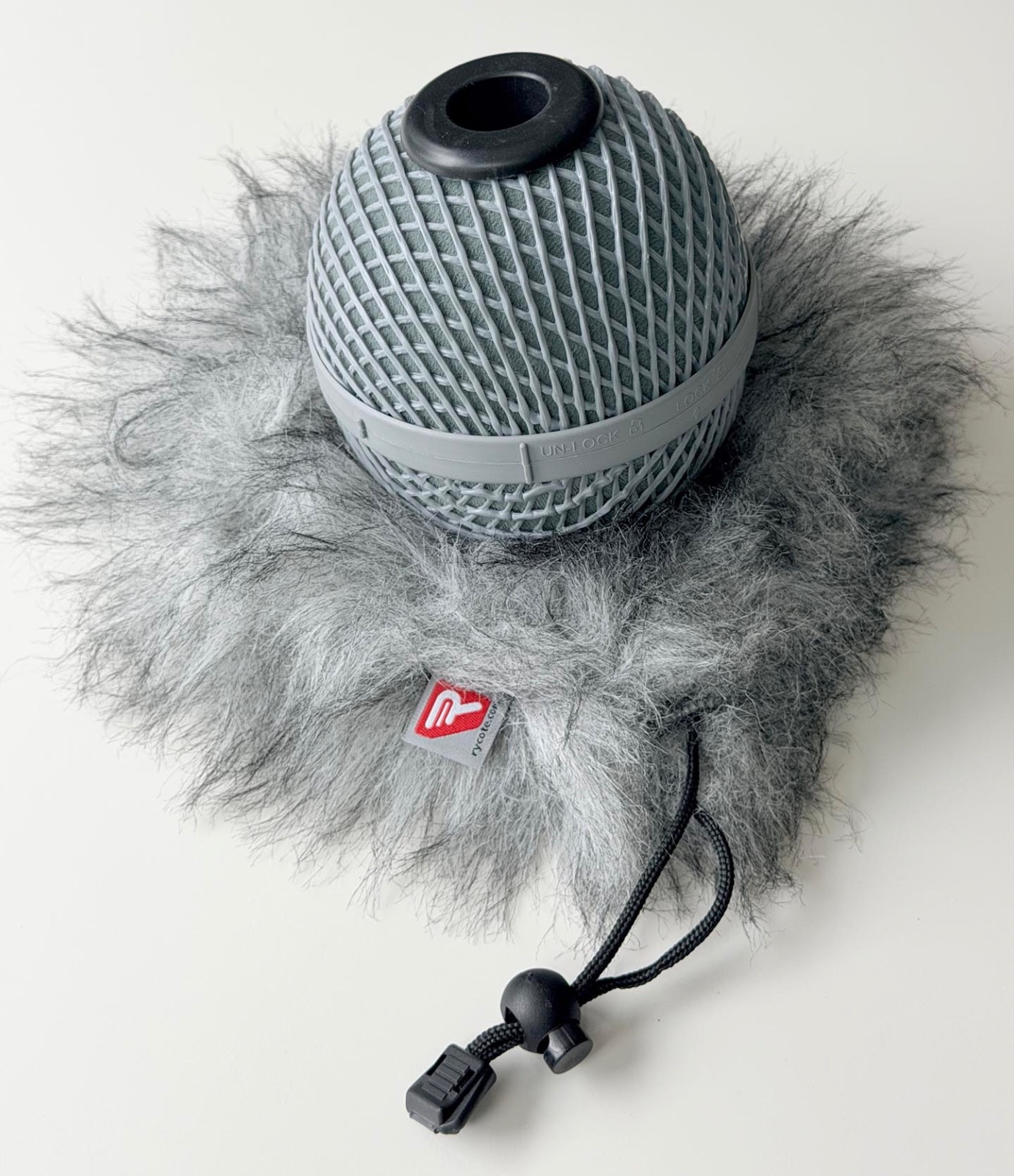 Rycote 20mm BBG Baby Ball Gag Windshield & matching Windjammer dead cat.
