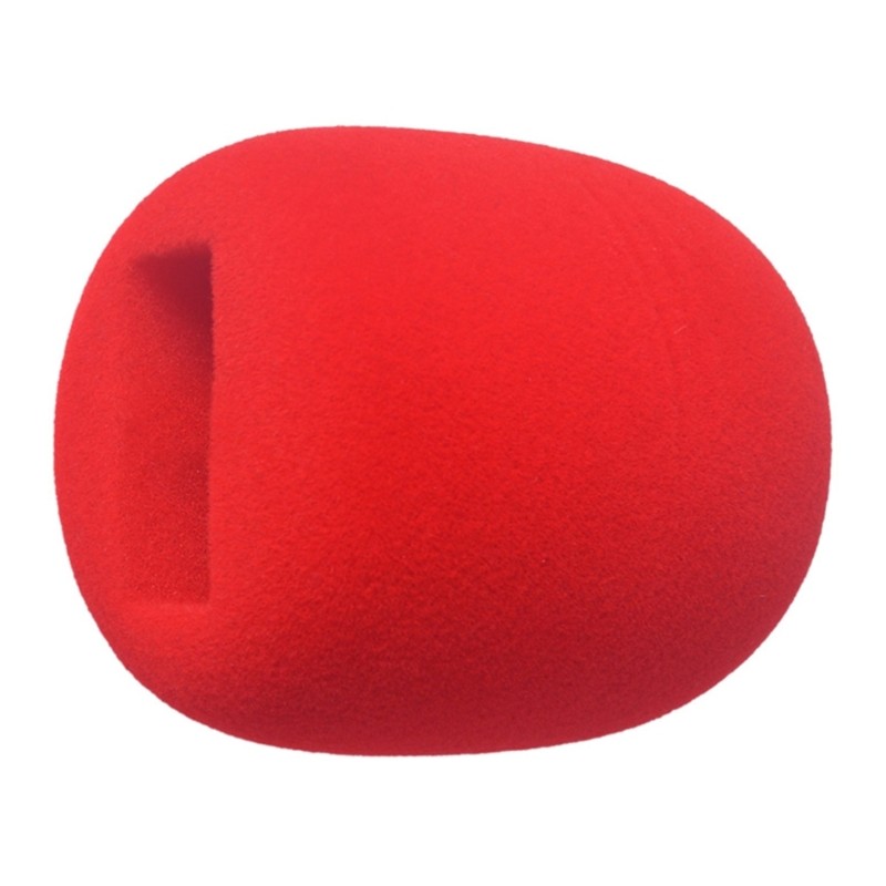 Reusable Microphones Windscreen Flocking Sponges for Go II Podcast Equipment