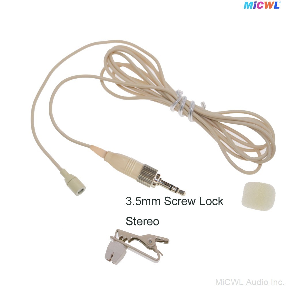 Lavalier Lapel Microphone For Sony UTX UWP V1 D11 D21 B40 B2 Wireless BeltPack