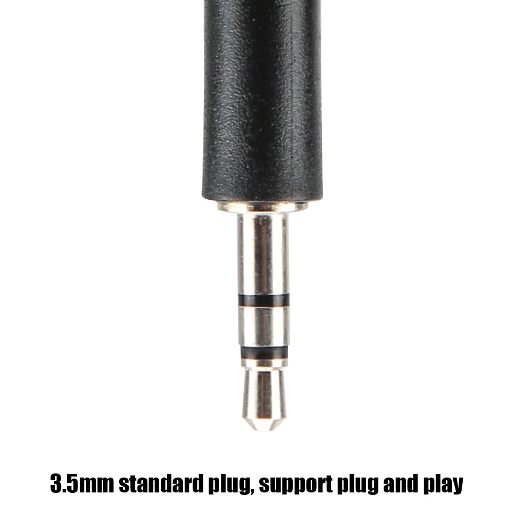 3PCS 3.5mm Jack Flexible Extended Mini Microphone For Computer Mobile