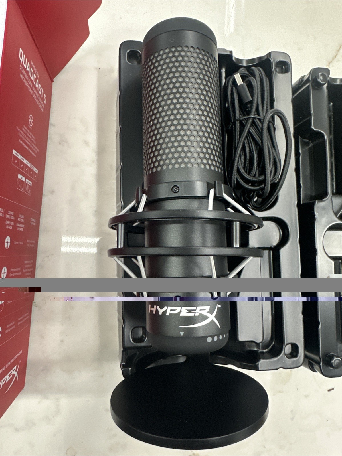 HyperX QuadCast S Condenser Wired Recording Microphone