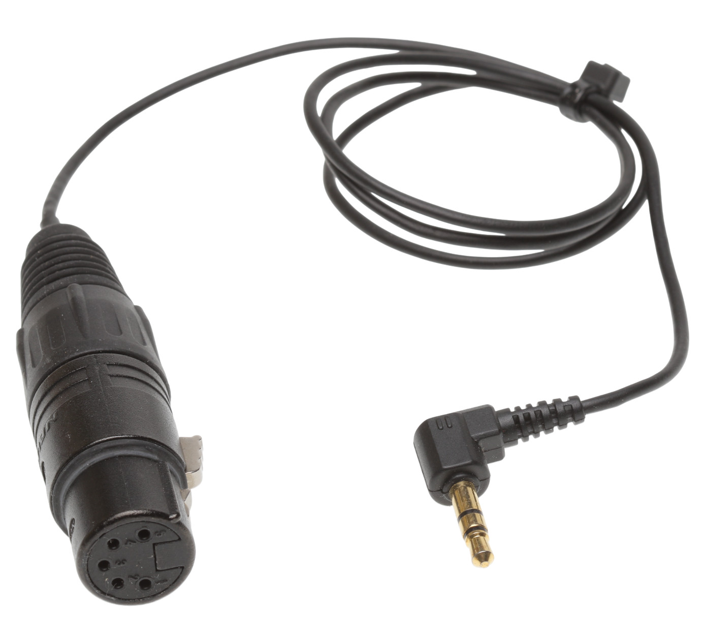 Short XLR Stereo Breakout Cable 5 Pin to 3.5mm Stereo for Audio-Technica AT825