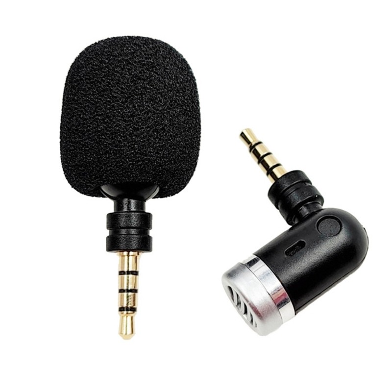 Mini Portable Microphone Jack 3.5mm Aux Mono / Stereo / 4 Pole Karaoke Mic