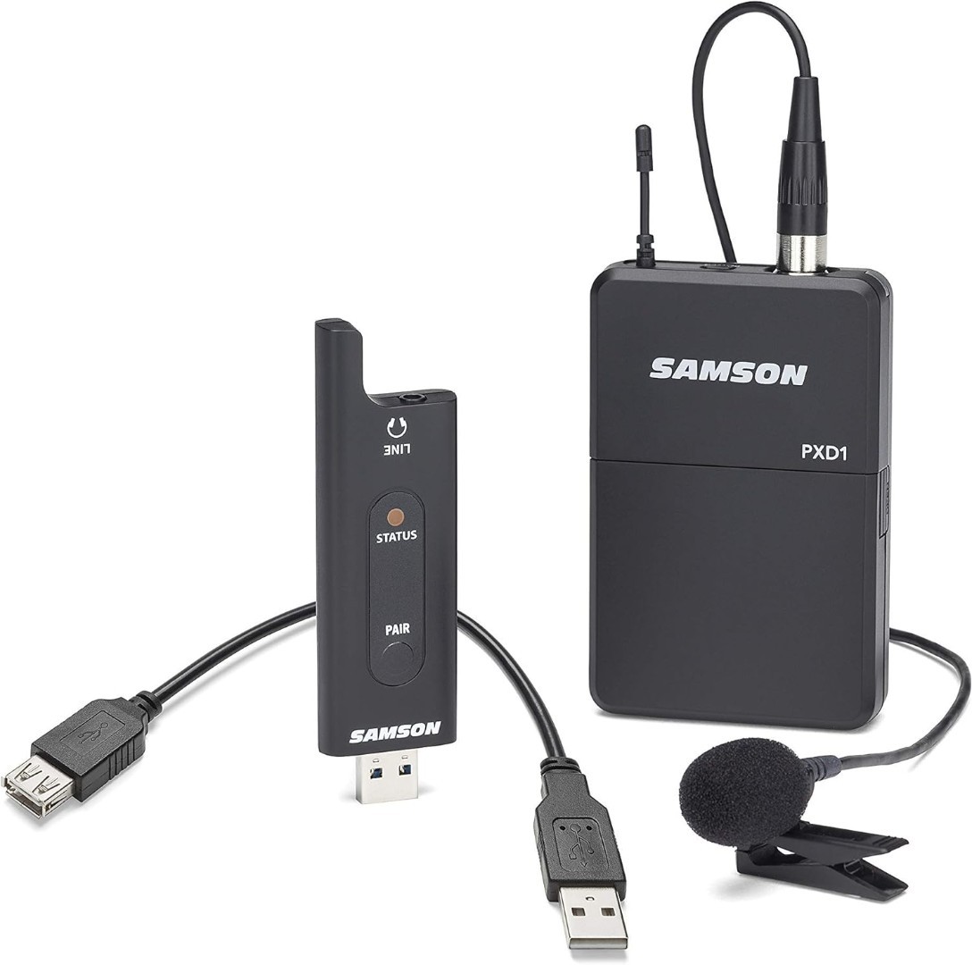 Samson XPD2 Lavalier USB Digital Wireless System Model # SWXPD2BLM8
