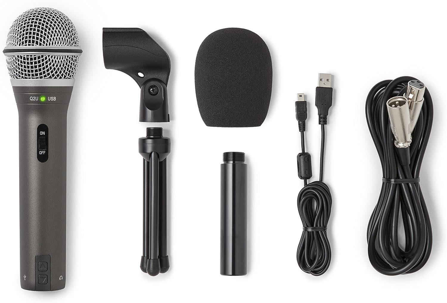 Technologies Q2U USB/XLR Dynamic Microphone Recording and Podcasting Pack (Inclu