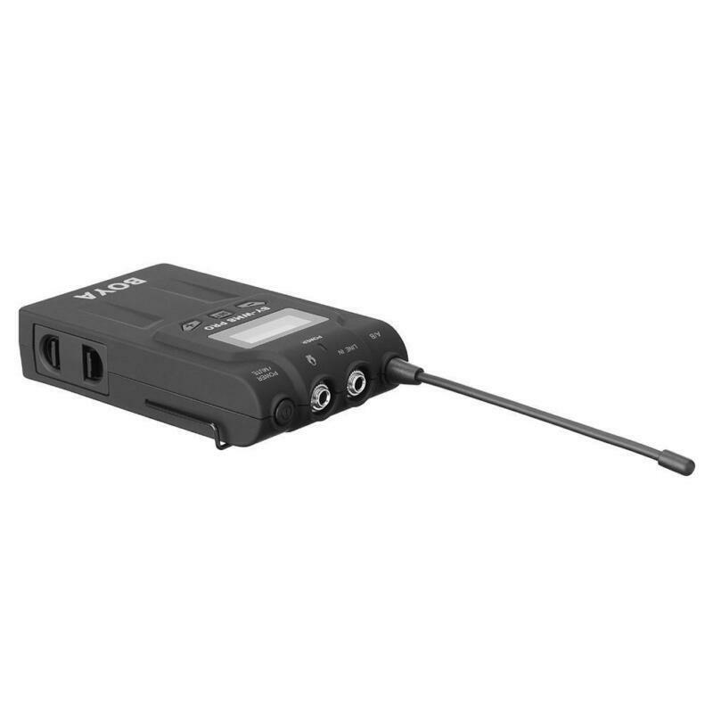 BOYA BY-WM8 Pro K2 UHF Dual-Channel Audio Wireless Lavalier Microphone System