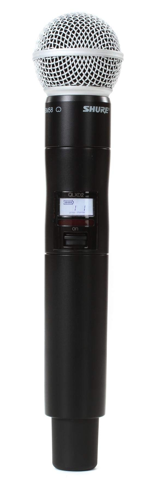Shure QLXD2/SM58 Wireless Handheld Transmitter – J50A: 572 – 608 / 614 + 616 MHz