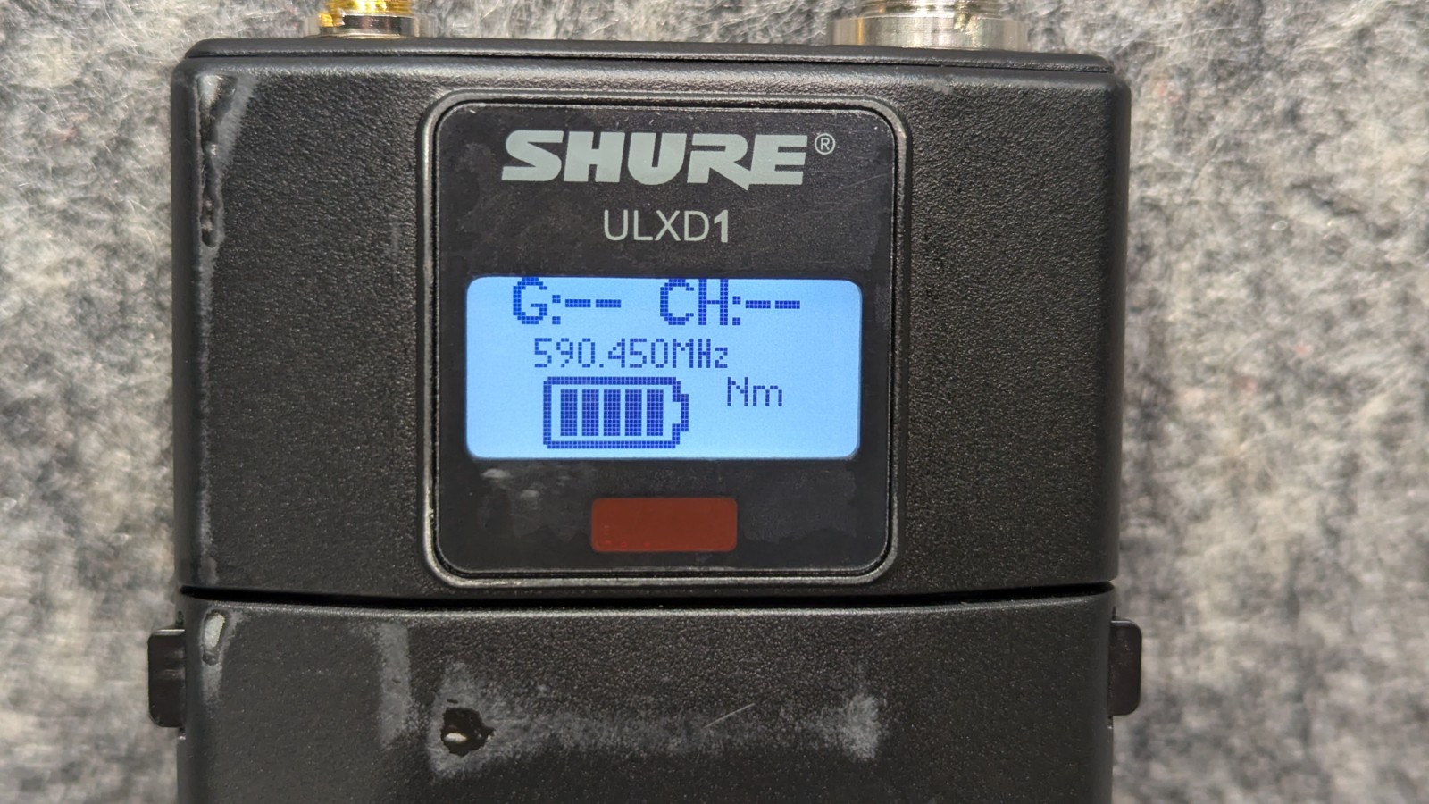 Shure ULXD1 J50A 572-616 MHz Digital Bodypack Transmitter w/ Antenna, Lapel Mic