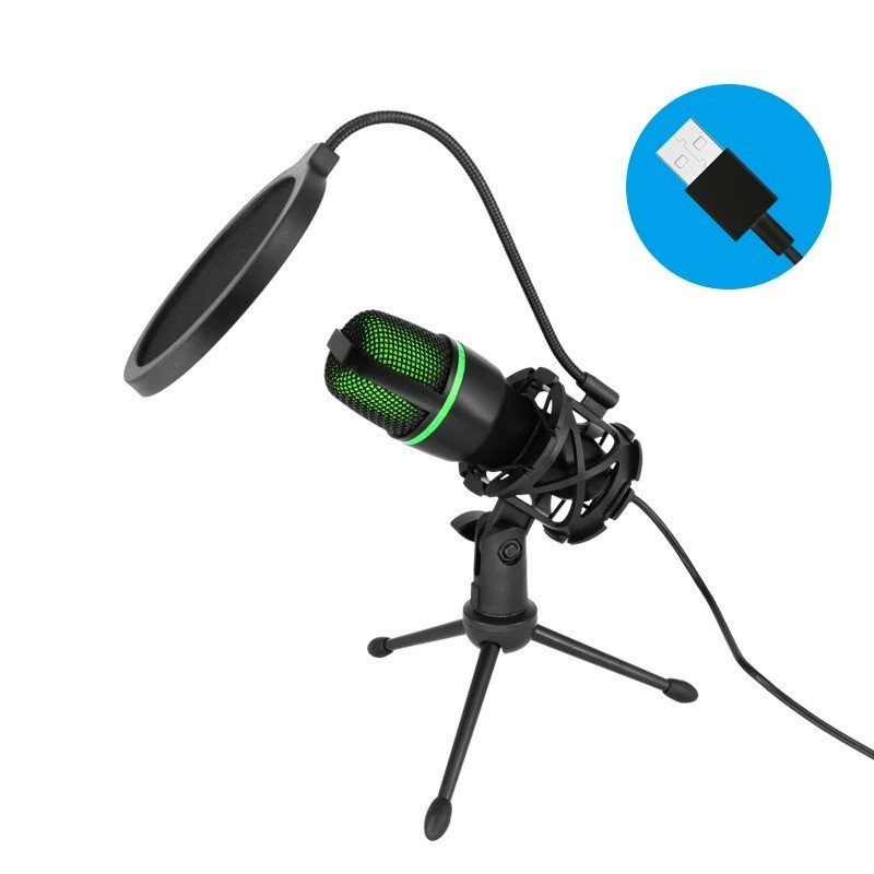 USB Condenser Microphone for PC Streaming, Gaming, YouTube & Podcasting