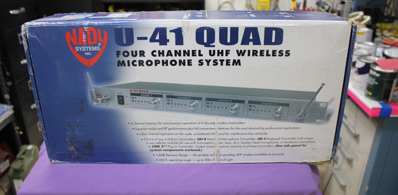 NADY U 41 FOUR CHANNEL UHF MICROPHONE SYSTEM