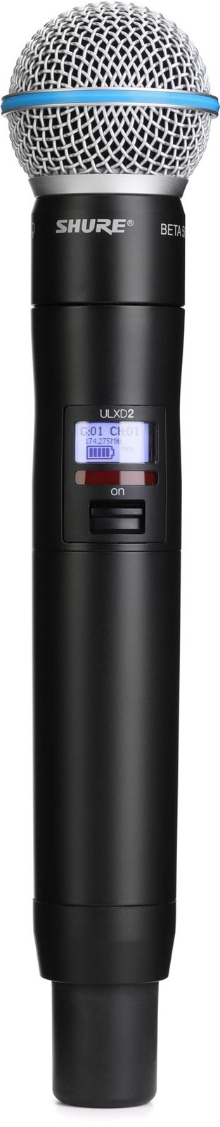 Shure ULXD2/B58 Handheld Wireless Microphone Transmitter – V50 Band