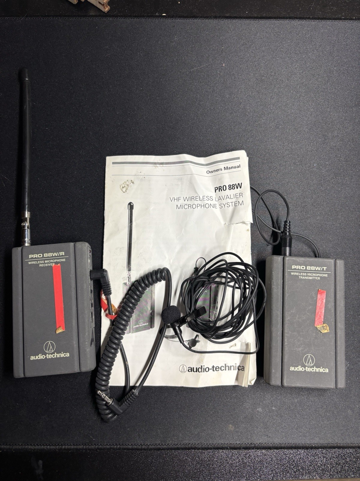 Audio-Technica Pro 88W VHF Wireless Lavalier Microphone System