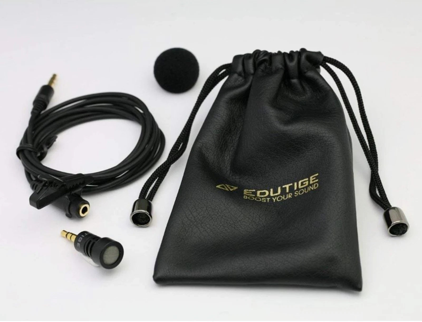 EDUTIGE ETM-008 Uni-Directional Lavalier Microphone for Digital Voice Recorder