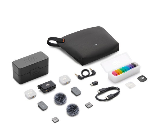 DJI Mic Mini 2 (2 TX + 1 RX + Charging Case) Microphone Set / Genuine / New
