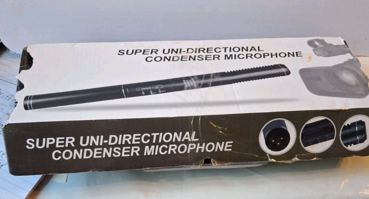 Unbranded Pro Super Uni-Directional Condenser Video & Interview Microphone