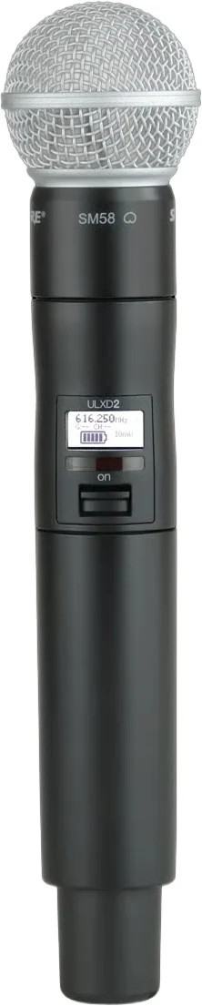 Shure ULXD24D/SM58-G57-K ULXD Dual Channel Handheld Wireless Microphone Bundle