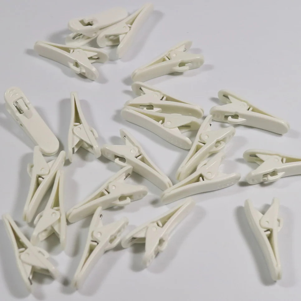 10-Pack Plastic Grip Clip for ME4 Lavalier Mic CX Series Earphone Fit 1mm 1.5mm