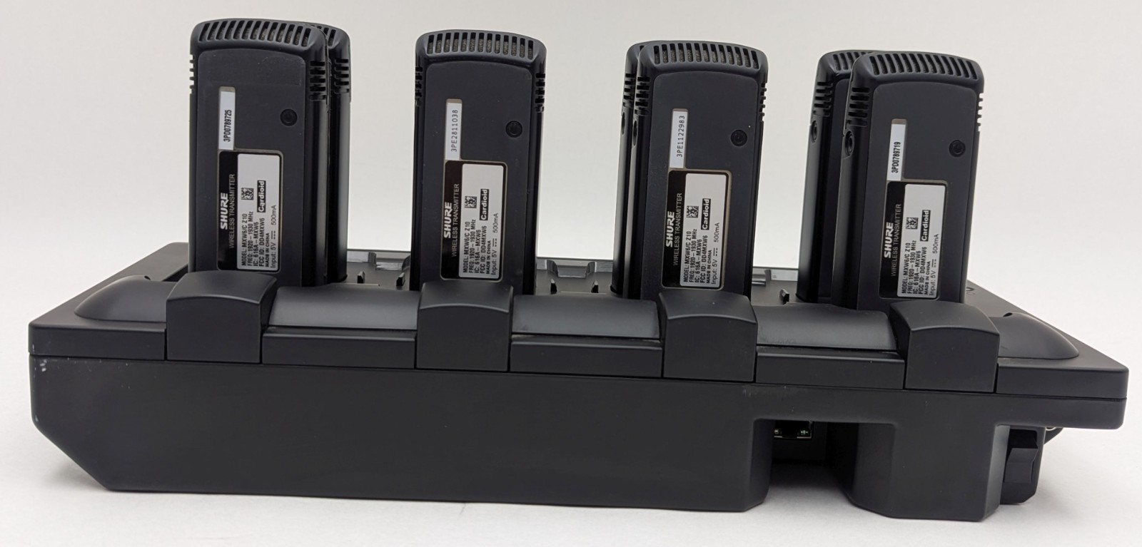 Shure MXWNCS8 8-Port Network Station Dock + 8x MXW6/C Z10 Wireless Transmitters