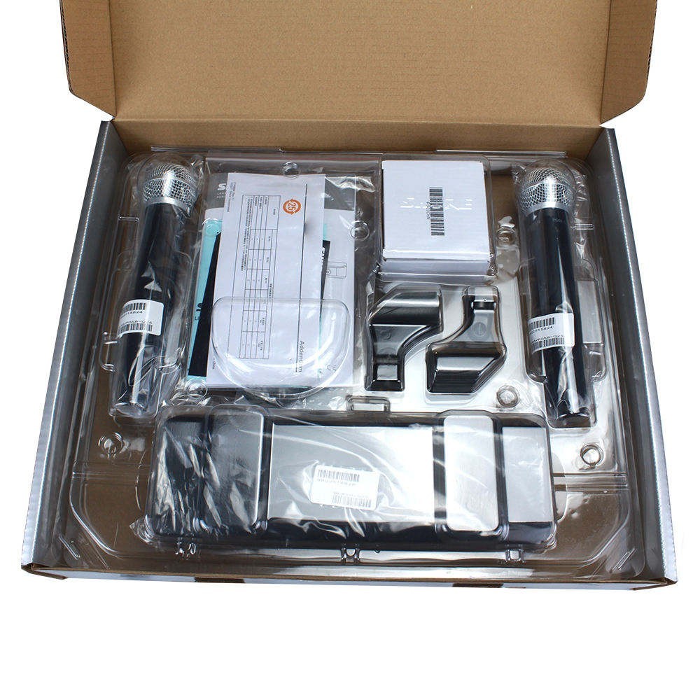 NEW Shure BLX288/PG58 Handheld Wireless Microphone System Come with 2 Microphone