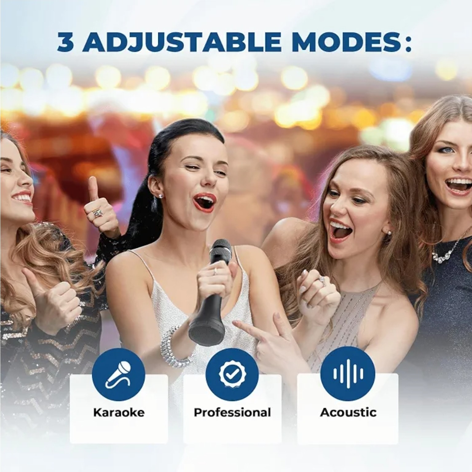WinBridge H9 2 In 1 Wireless Handheld Microphone W/ Built In Bluetooth Speaker