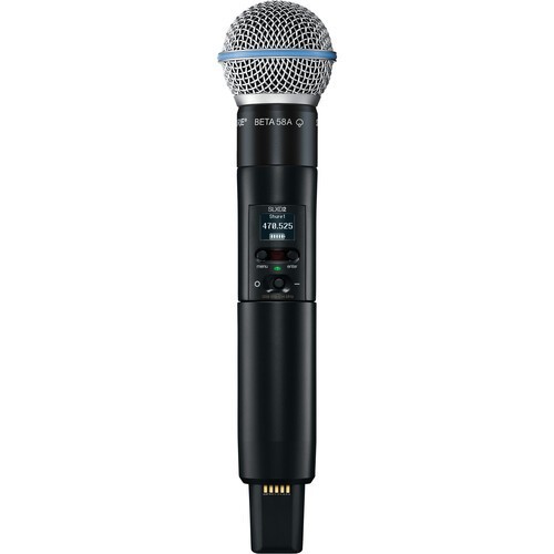 Shure SLXD2/B58 Wireless Transmitter With BETA 58A Capsule Band H55