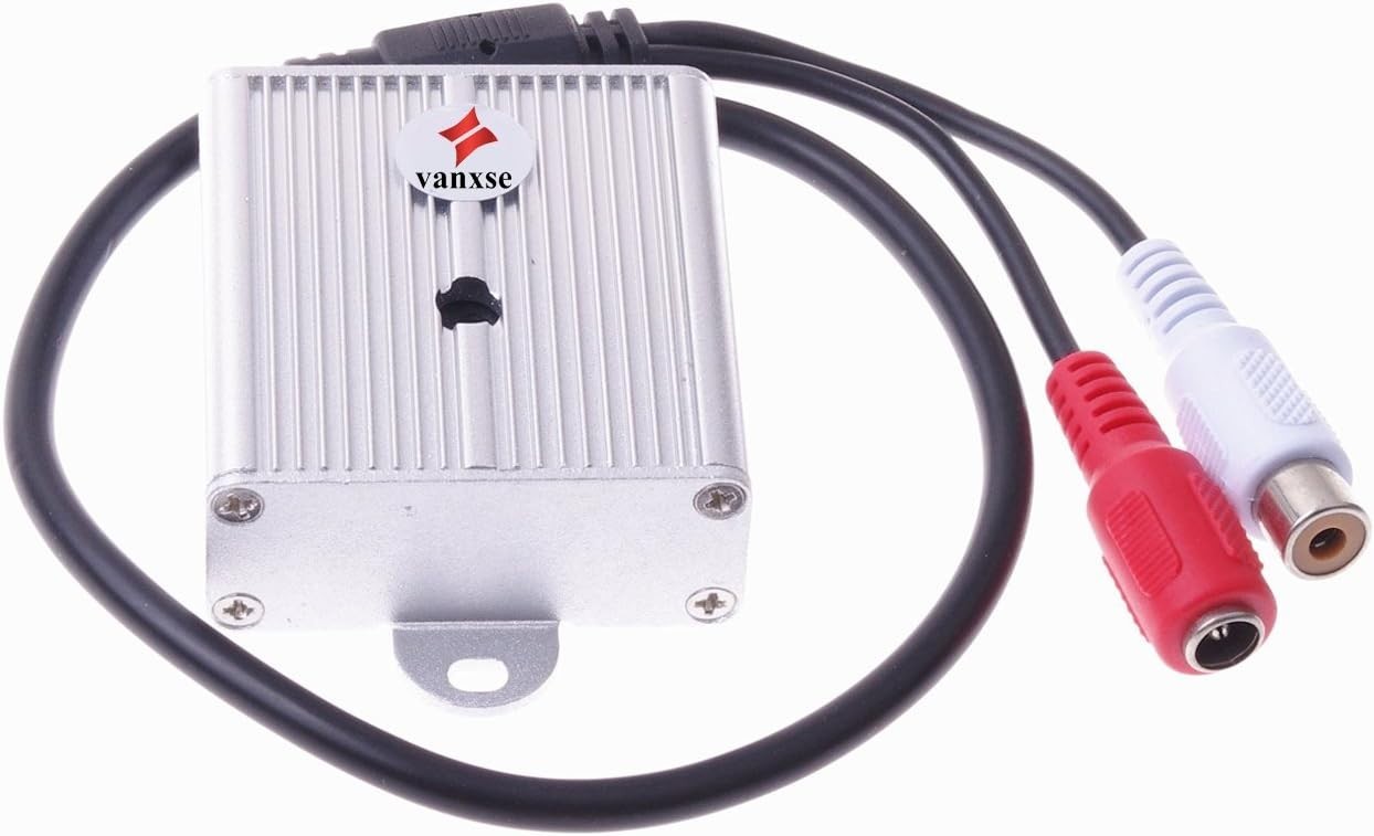 High Sensitivity CCTV Microphone – Durable Waterproof Design for Clear Sound