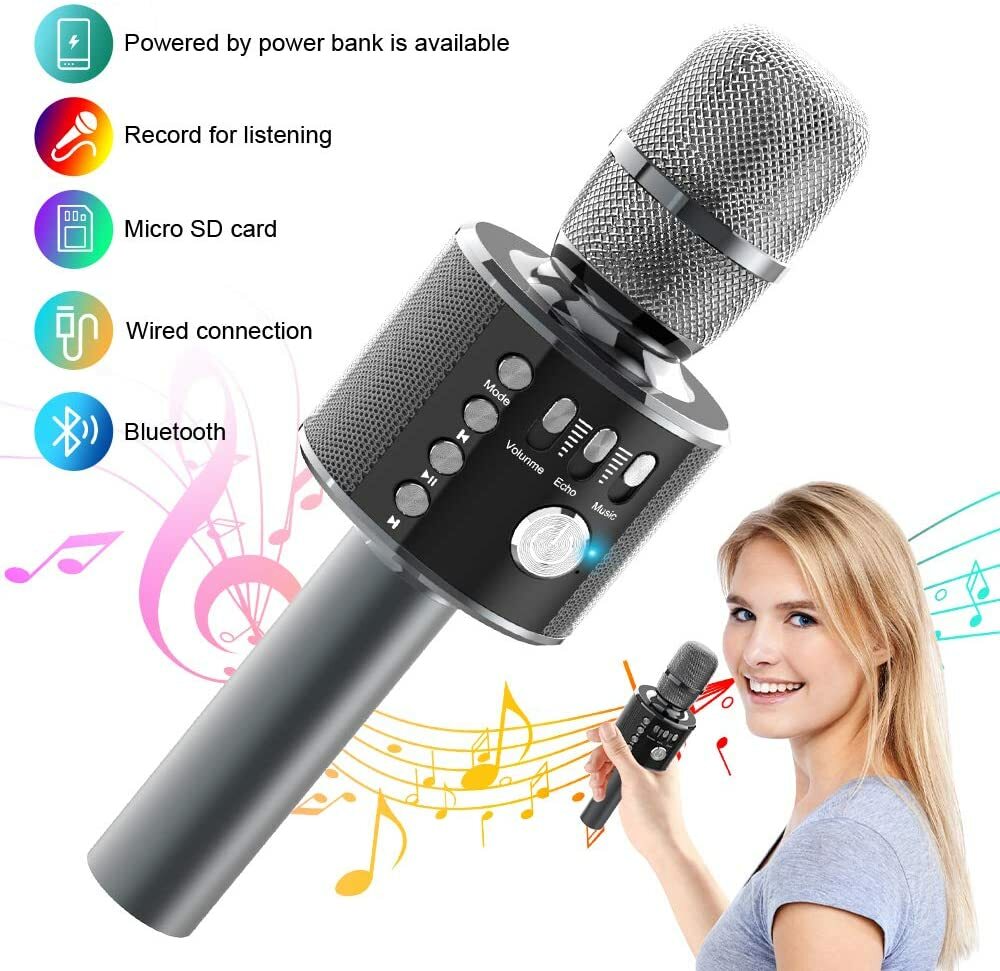 Bluetooth Karaoke Microphone – Xpreen Wireless Microphone, Portable Microphone