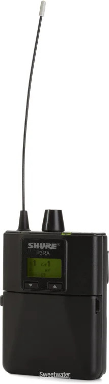 Shure P3RA Wireless Bodypack Receiver – H20 Band